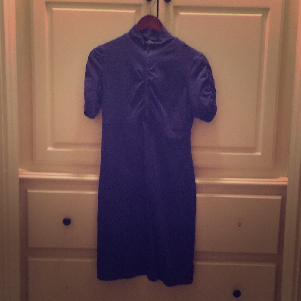 Athleta short sleeve quarter zip dress